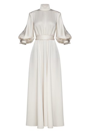 White Evening Dress